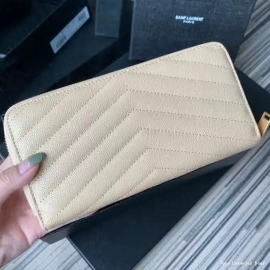 Tony Luxuries ZIPPY WALLET MONOGRAM YSL 0517